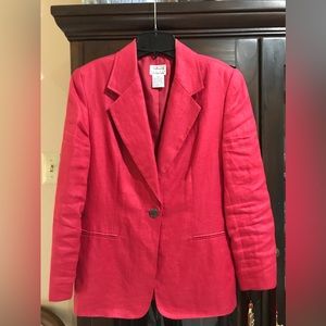 Talbots linen blazer